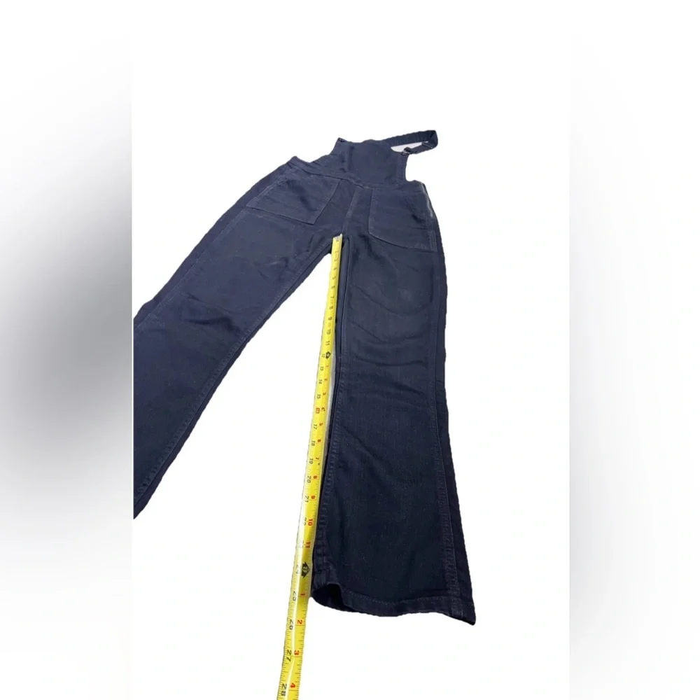 Madewell Black Denim Overall Jumpsuit XS Adjustablestraps Casual Streetwear Y2K - Picture 7 of 12